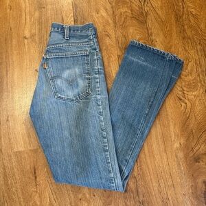 Vintage 70’s-80’s Orange Tab 646? Levi’s. 27 x 34